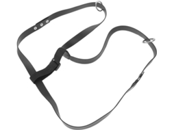 Cabide triangular com alças para bolsas e chapéus, branco GOKOCO