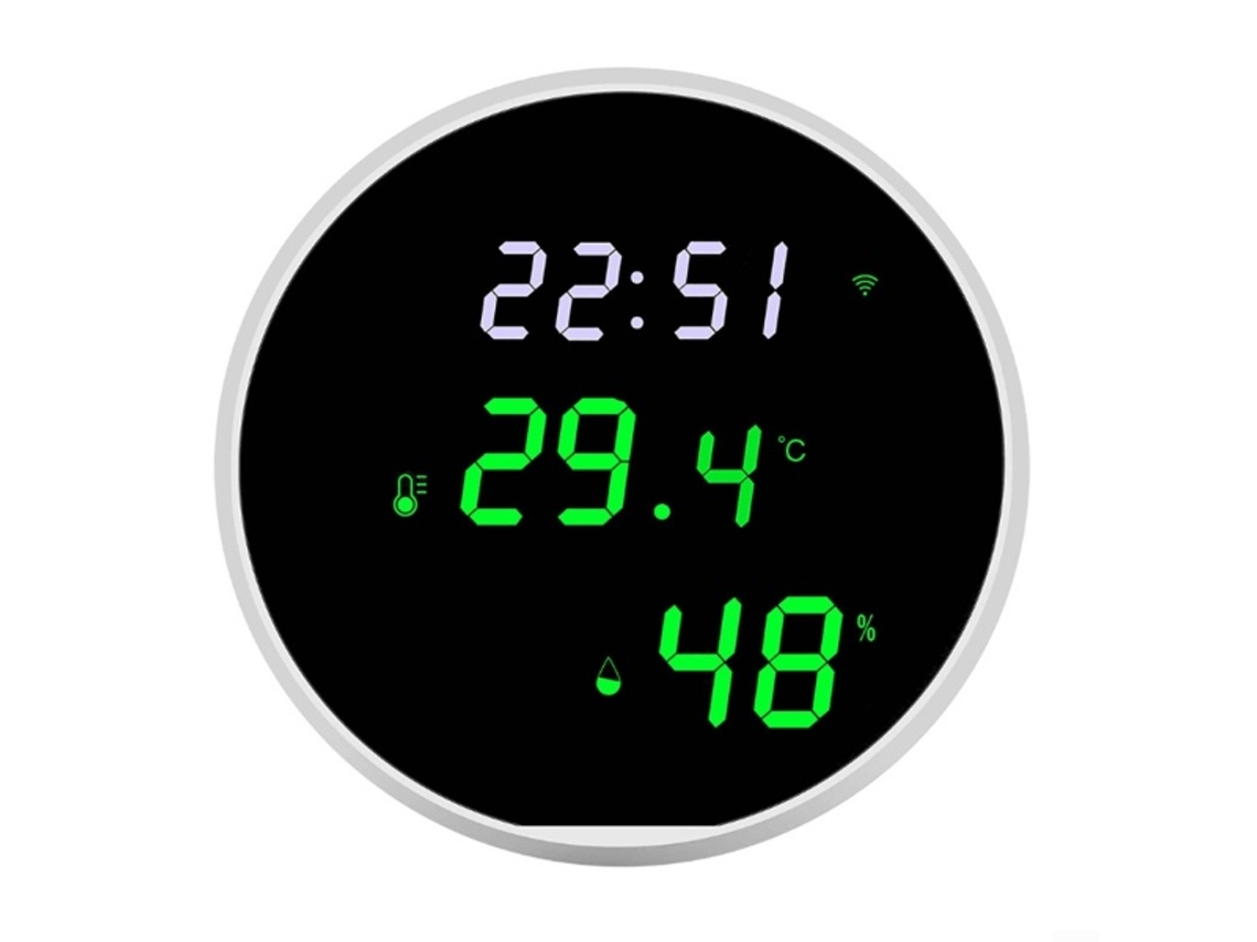 Lurelia Sensor Termohigrómetro Digital, Wi-fi, Smart Life/tuya, Ecrã Lcd
