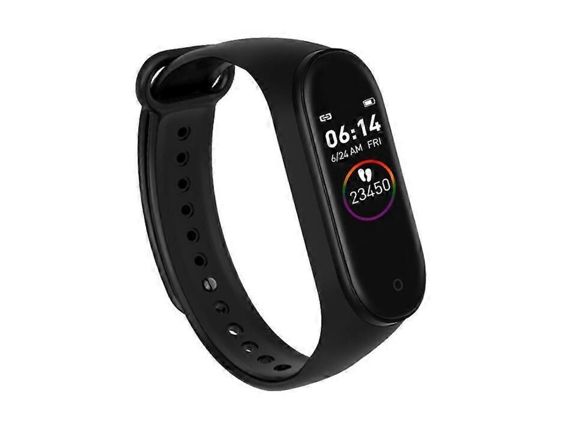 Pulseira Esportiva Bluetooth M4 Com Tela Colorida, Frequência Cardíaca Inteligente, Ip67 Ly Ebike