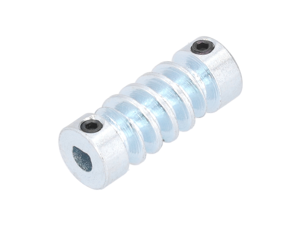 Eixo Em Aço Inox 6mm Com Furação D Da Laxiscreed Para Acessórios De Comando, Módulo 1.5