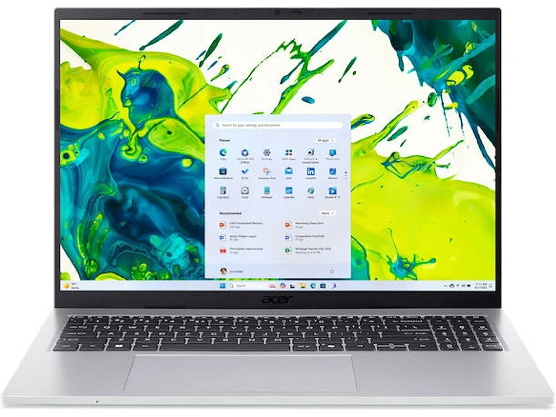 Portátil ACER Aspire GO 16 AG16-71P-952Y (16'' - Intel Core i9 13900H - RAM: 16 GB - 512 GB SSD - Intel Iris Xe Eligible Graphics - Teclado Português)