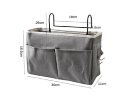 Lurelia Bolsa De Cabeceira, Suspensa, Para Cama, Branco