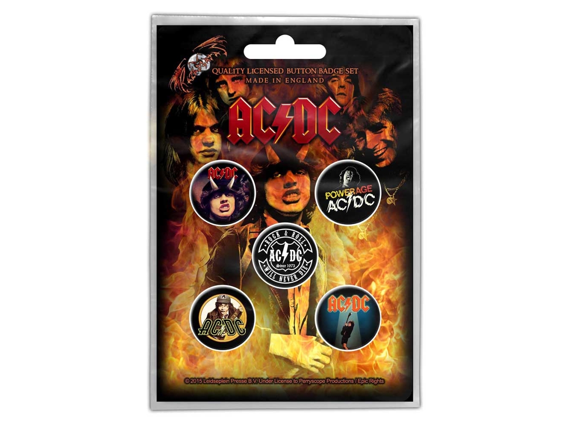 Crachás ROCK OFF Ac/Dc Highway To Hell