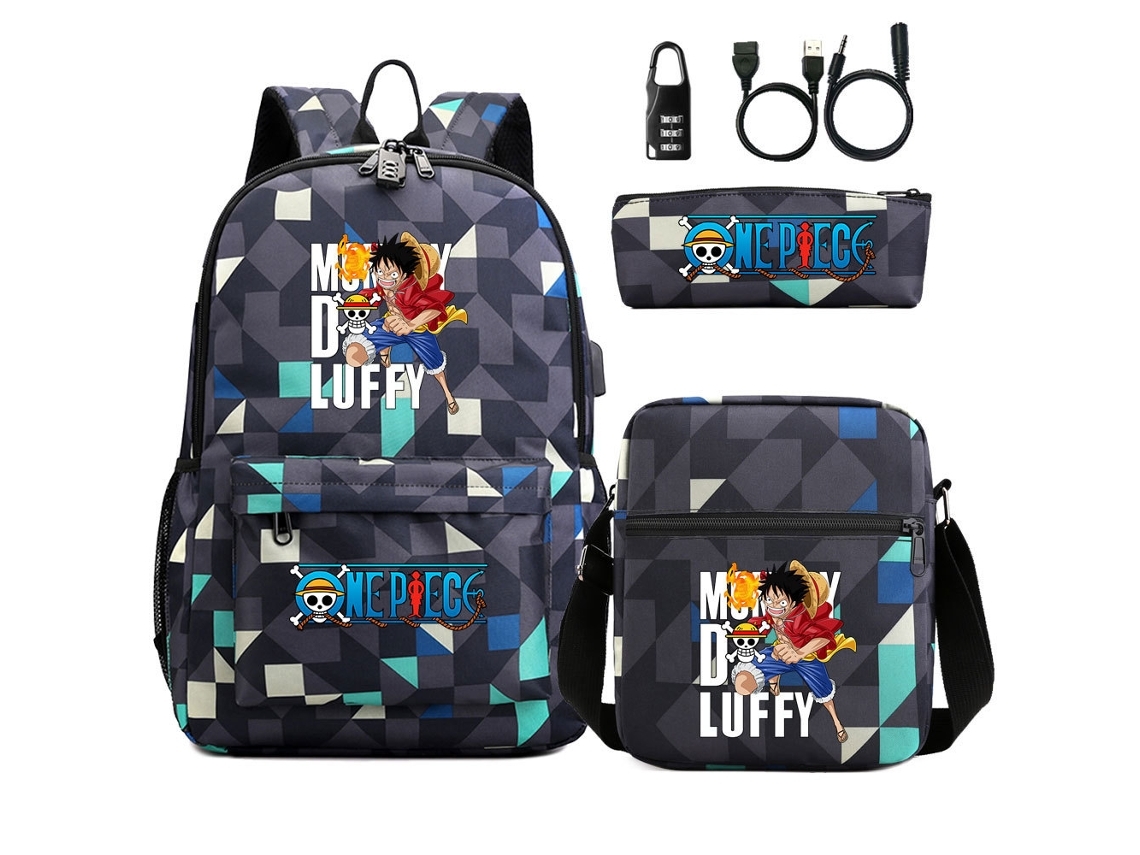Mochila Escolar Integrada de Três Peças com Combinação de Cadeado, Ideal para Crianças, Educativo, Durável STELASPLEN