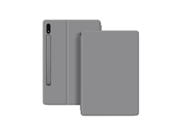 Capa Protetora Magnética De Couro Para Tablets Samsung Galaxy Tab S8 Cinza Yunzii (2020)