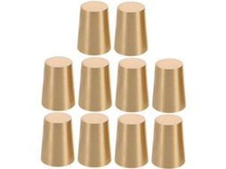 Conjunto De 10 Pés Cônicos Latão Para Base Artesanato, Suporte Para Bandejas, Caixas De Joias E Móveis, Pés Decorativos