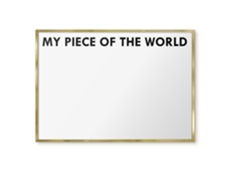 Magnetic Board My Piece Of The World For The Living Room Espelharte (100x70 Cm)