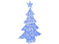 Conjunto 1 Decoração De Natal Vidaxl Azul Acrílico (120 Cm)