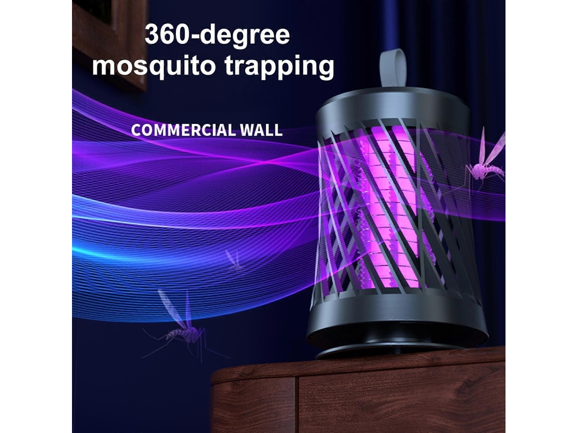 Lâmpada De Matança Mosquitos Doméstico Pendurado Assassino Choque Elétrico Zapper Mosquito Armadilha L Uz Noturna