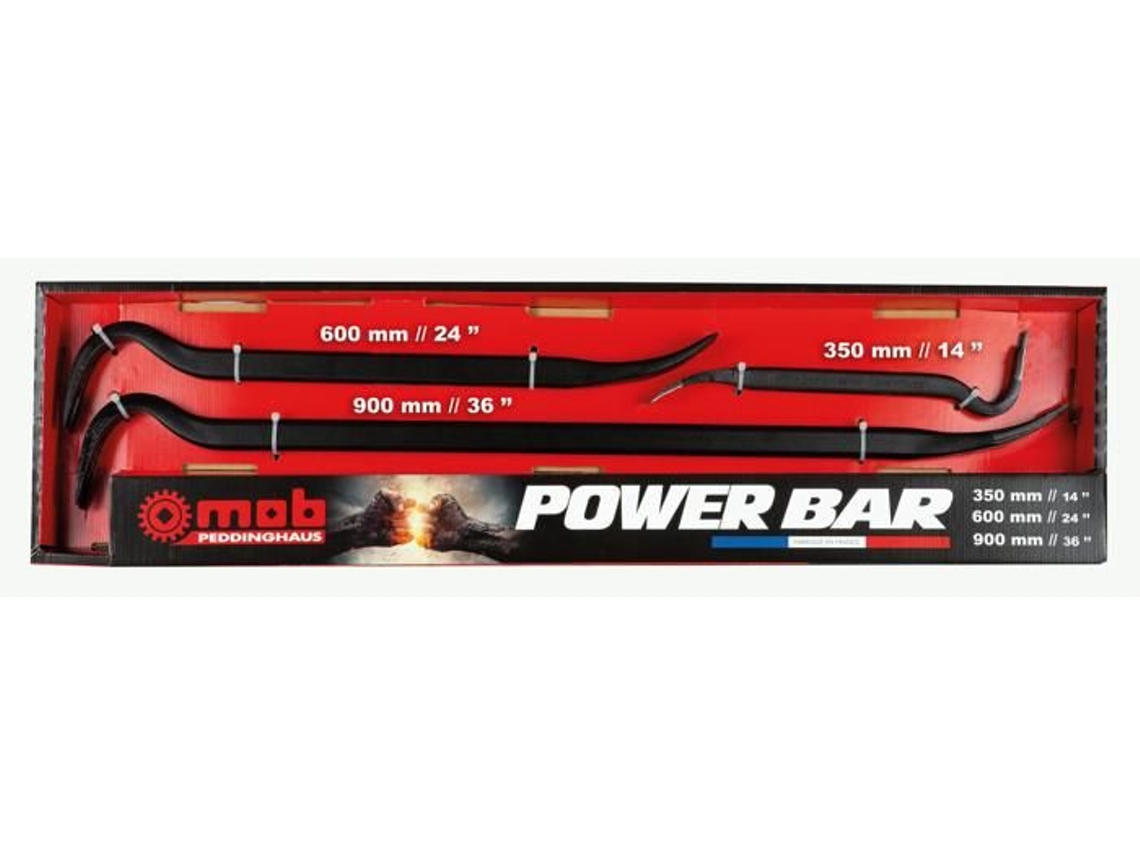 Pacote 3 Barras de Energia 350-600-900Mm Mob Outillage 7187000301
