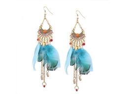 Brincos Pendentes Etnicos Com Tassel Elegante Romantico