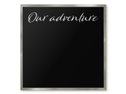 Magnetic Board Our Adventure For The Living Room Espelharte (50x50 Cm)