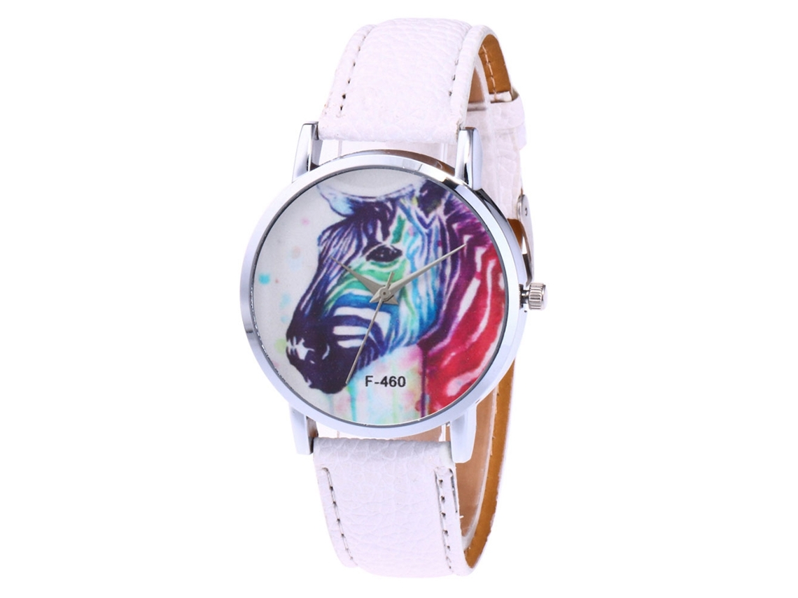 Reloj De Pulsera Para Hombre De Aleación Con Dial Redondo Analógico De Cuarzo (blanco)