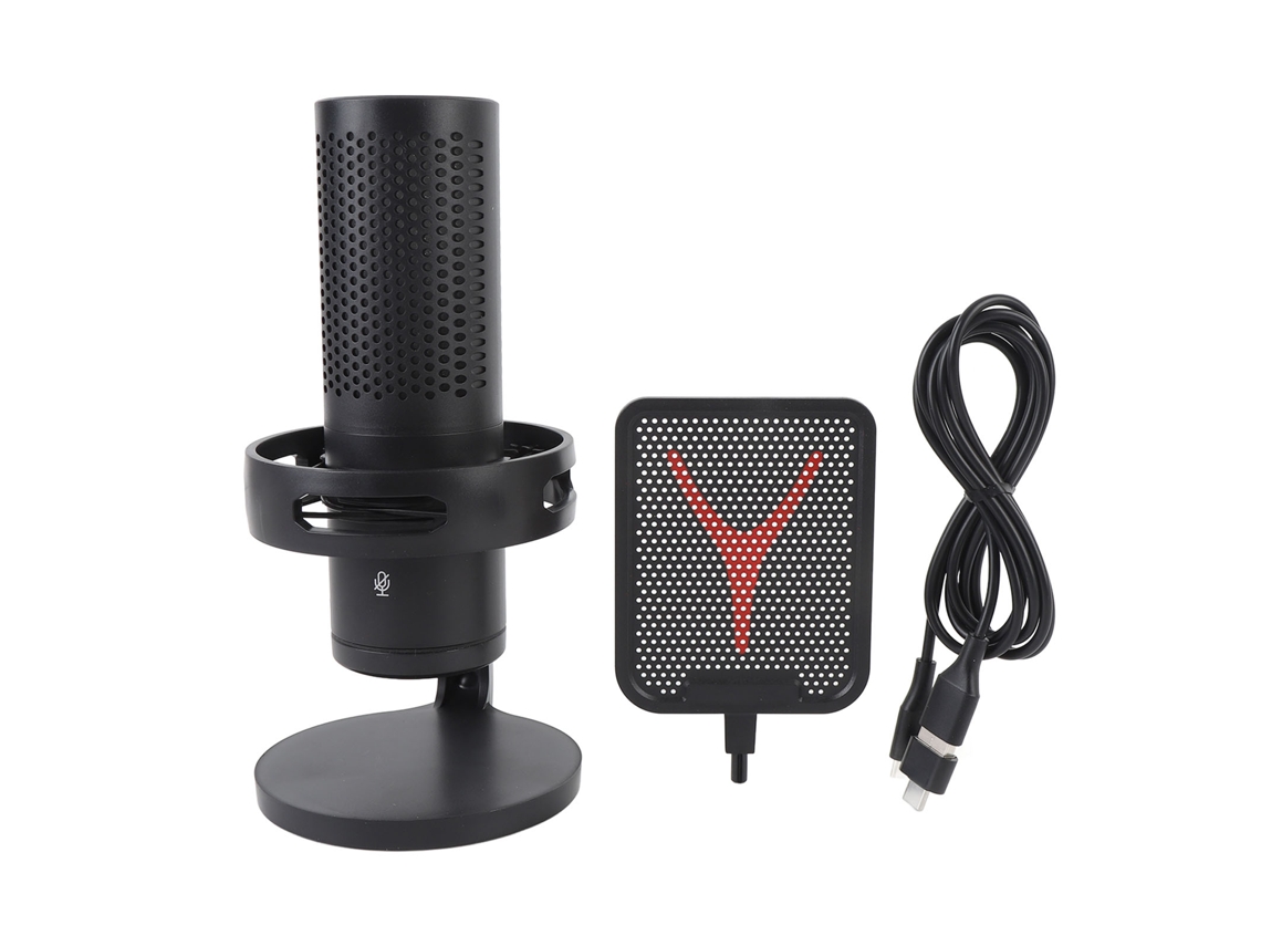 Gaming Microphone Rgb Effect Clear Sound Quality Usb Condenser Pc Mic For Laptop Phone Tablet LAXISCREED