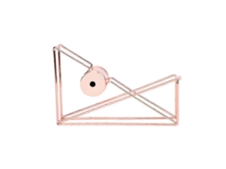 Dispensador De Fita Adesiva Com Arame, Suporte Mesa Em Metal Dourado Rosé Para Rolos