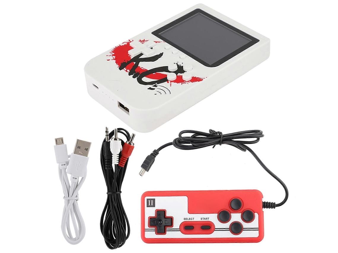 Mini Console de Jogos Retrô Portátil com Bateria de 10000mah, Gamepad e 400 Jogos GOKOCO