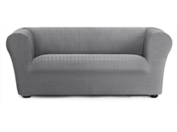 Capa de Sofá 3 Lugares EYSA Chester/Klippan Premium Jaz Tecido Multielástico (230 x 110 x 100 cm - Poliéster e Algodão - Gris)