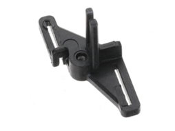 Conjunto de suporte de servo, peças de reposição para helicóptero RC Era A60 A61, na cor preta. MDUG