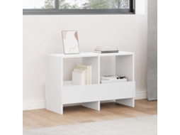 Vidaxl Estante De Revistas Branco 68,5 X 30 X 45 Cm