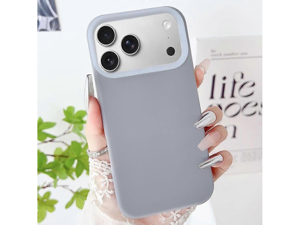 For Iphone 18 Pro Max Liquid Silicone Phone Casegrey