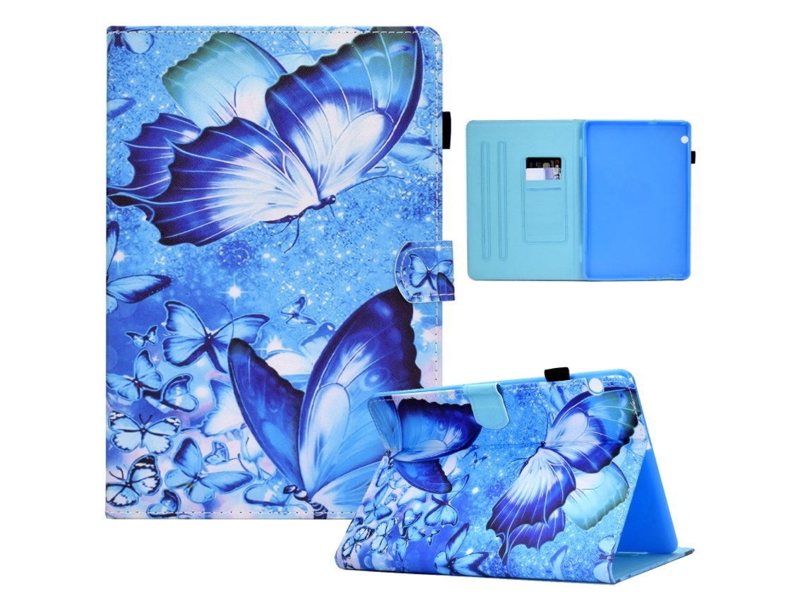 Capa‑flip De Couro Halinuia Com Costura E Compartimento Para Caneta Para Huawei Mediapad T3 10