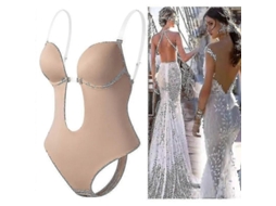 Fajas Modeladoras Para Mulher Sem Costas Com Luvas Transparentes E Seda Leite Suave Para Casamentos E Eventos M Complexão