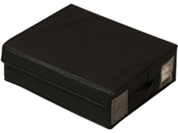 Organizador De Metal Para Roupa De Cama, Dobrável, Empilhável, Economiza Espaço, Com Janela Para Cob Gokoco