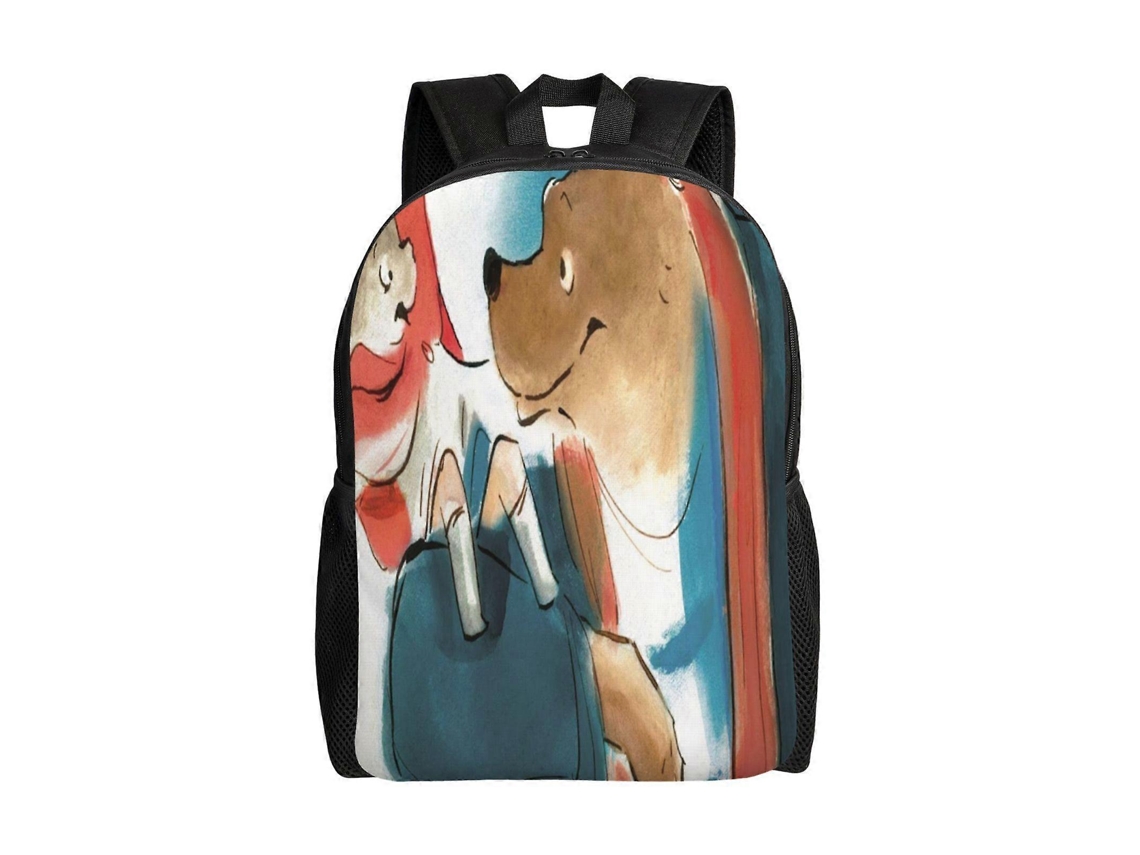 Mochila De Estudante Ernest Celestine, Leve, Durável, À Prova Dágua E Com Alça De Ombro Ajustável. Olysi Shop