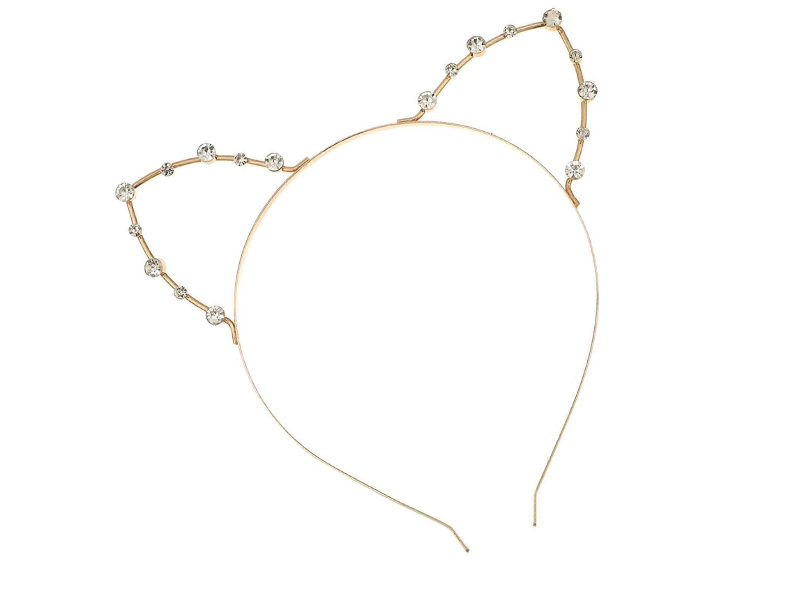 Tiara Elegante Com Strass, Confortável E Prática, Ideal Para Mulheres Que Buscam Um Visual Sofisticado. Multicolorido. Nostalgia88