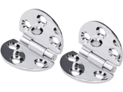 Dobradiças De Mesa Aunmas Cobre Com Rotação 180 Graus, 2 Unidades, 45x 30x 1, 5mm, Para Máquina De Costura E Tampo