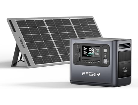 Gerador Solar Portátil 1200w 2400w Pico 960wh Lifepo4, Painel Solar Plegável 100w Ac Usb Ip65, Ideal Para Acampar Emergências De Corrente Aferiy