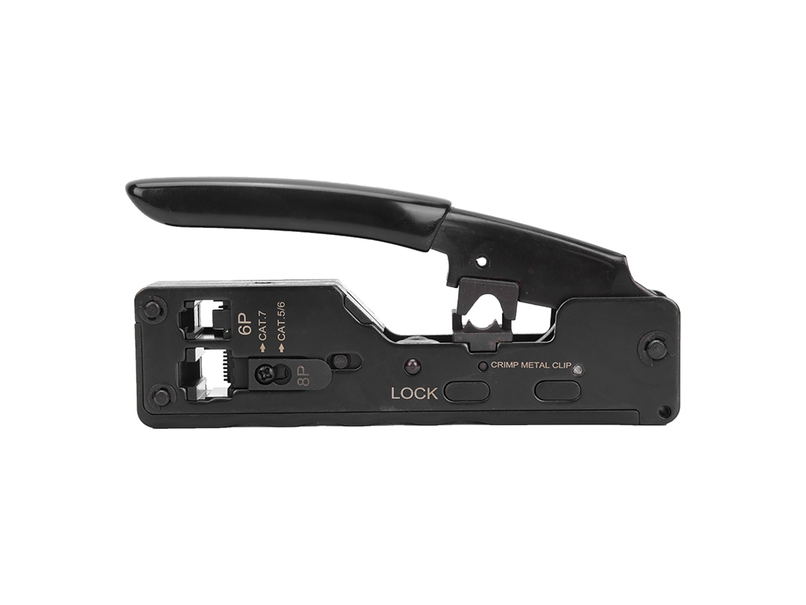 Alicate Multifuncional para Cabos de Rede, Conector Rj 8p 6p Rj45 Rj12/11, Alicate de Crimpagem AQUAFORGE