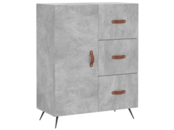 Sideboard, Sideboards Vidaxl Cinzeto Madeira Processada (n/a)
