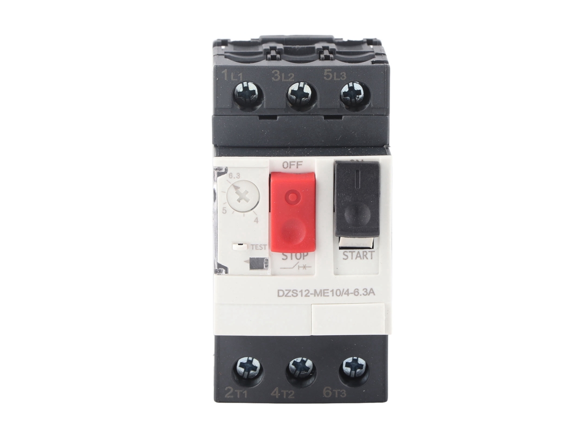 Disyuntor De Circuito De Motor Com Proteção Contra Sobrecarga E Curto-circuito, Montagem Em Rail De 35mm, Ac690v, Gv2 Me10c, 4-6.3a