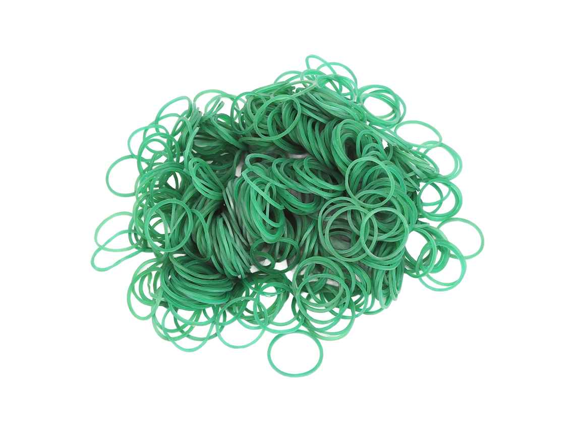 2026 1000 Elásticos Reutilizables para Cabelo de Borracha Elástica, Seguros e Duráveis, Ideais para Salão e Lar