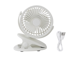 Ventilador Usb Portátil com 3 Velocidades, Rotação de 360°, Silencioso e Carregamento Usb para Escritório e Camping LAXISCREED