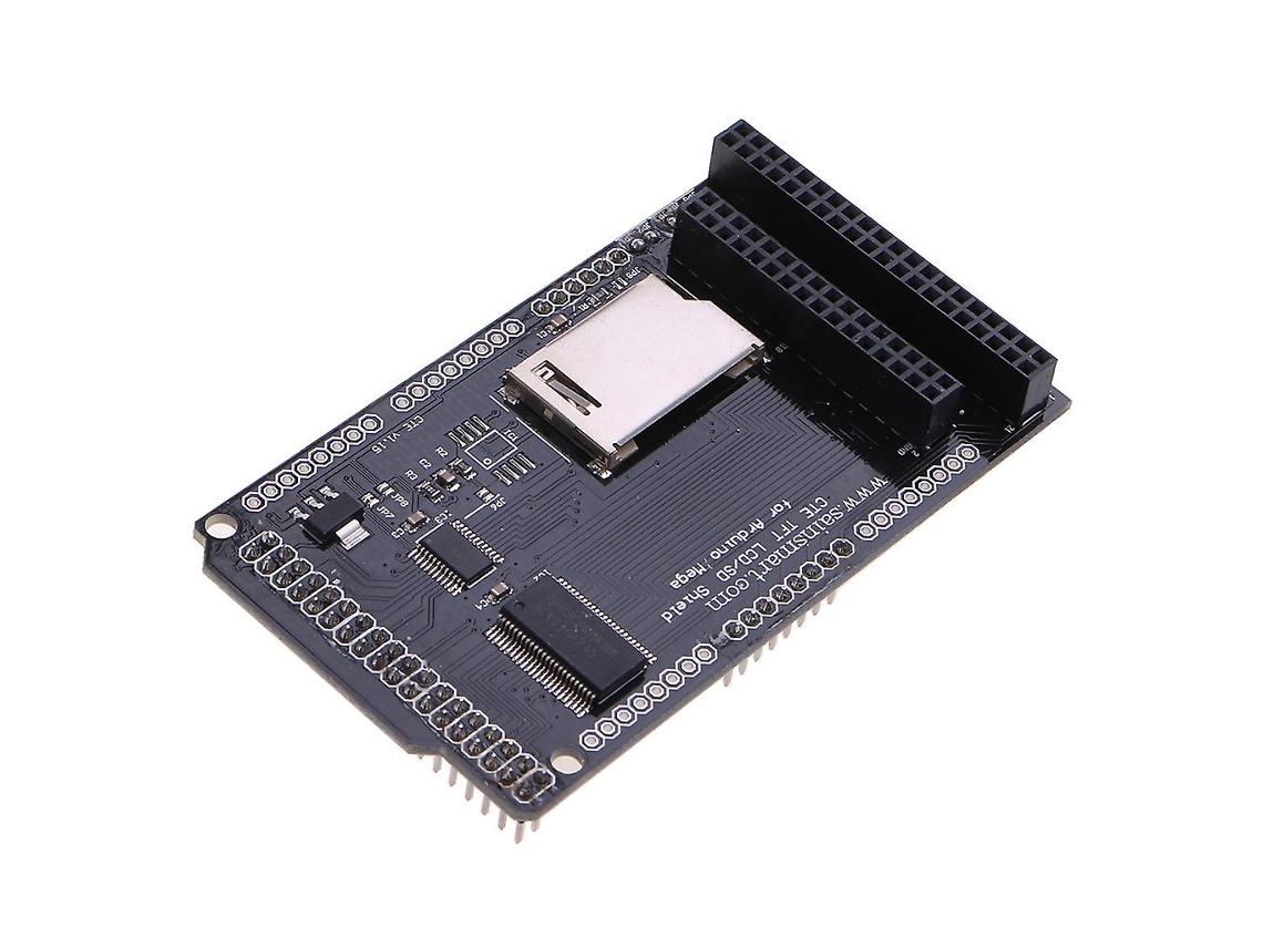 Placa De Expansão De Escudo Tft/sd Para Adaptador De Cartão Sd De Módulo Duemega 2560 Lcd