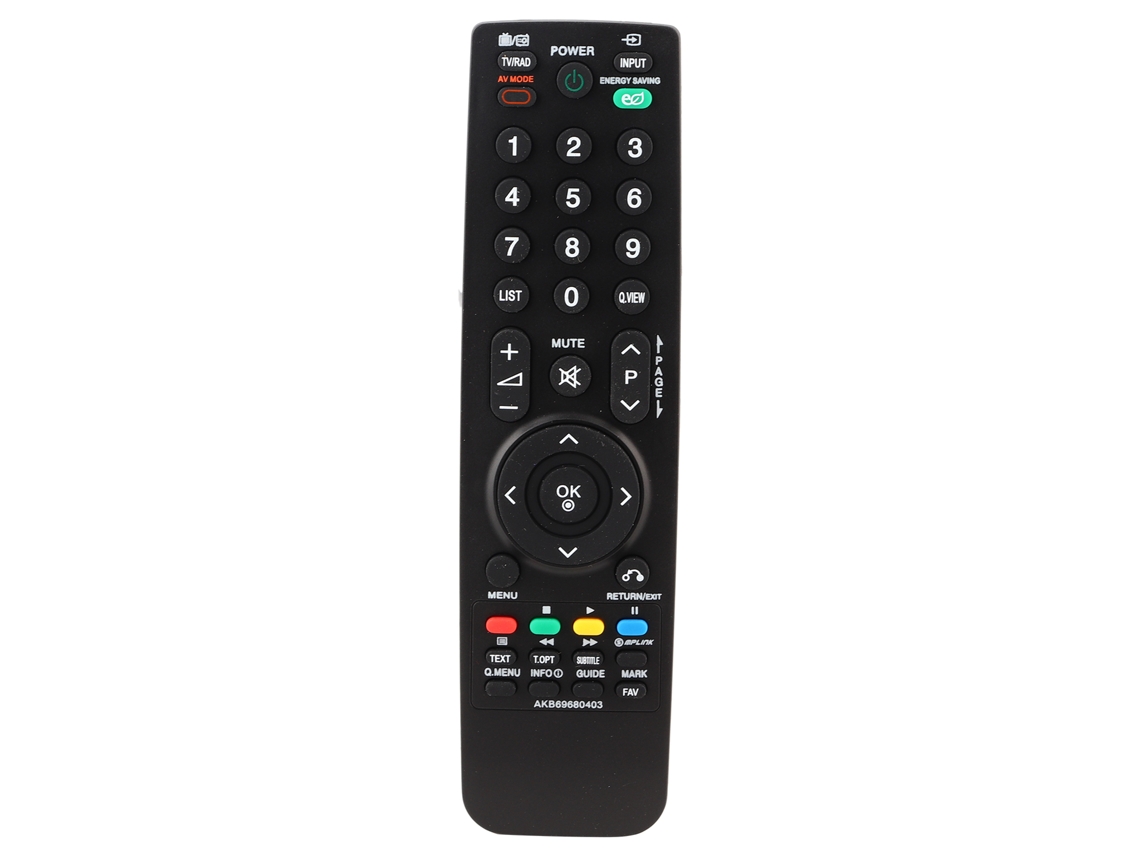 Aetheria controle Remoto Tv Lg Akb69680403/akb69680401/akb69680409 Preto Abs 10m
