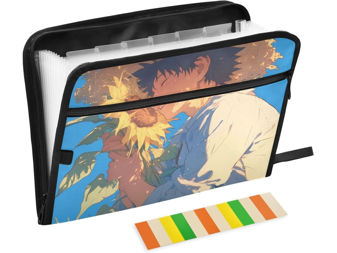 Pasta Expansível Com 13 Bolsos, Tamanho A4 E Carta, Com Fecho De Zíper, Ideal Escritório, Escola, Pastas Com
