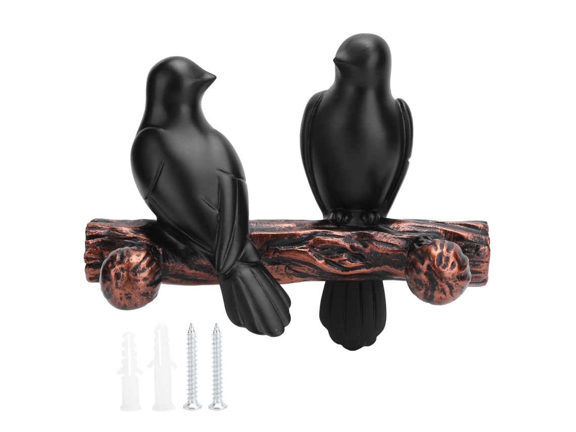 Ganchos De Parede Laxiscreed Em Forma De Pássaro, Resistentes E Elegantes Para Entrada E Quarto