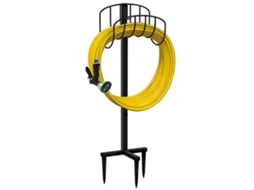 Suporte Para Mangueira De Jardim Tubo Metálico Destacável