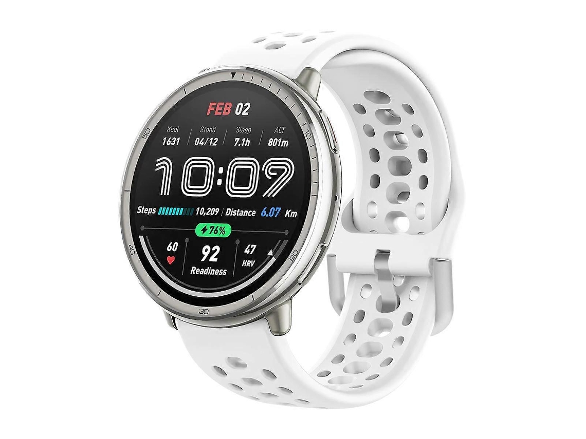 Lurelia Pulseira Esportiva De Silicone Com Fivela Prateada, Compatível Amazfit Active 2