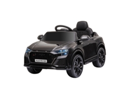 Carro Elétrico Infantil Audi Rs Q8 6v Com 2 Motores Controle Remoto Música Buzina E Luzes Velocidade Máxima 3 Km E H Preto