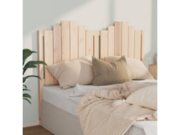 vidaXL Cabeceira de cama 146x4x110 cm pinho maciço