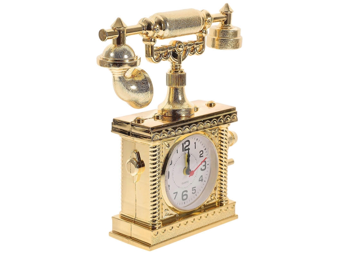 1pc Mini Alarm Clock Multifunctional Electronic Alarm Clock (random Color)19x16cm