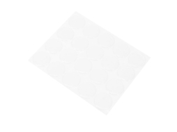 Conjunto De 30 Adesivos Redondos Gel Transparente