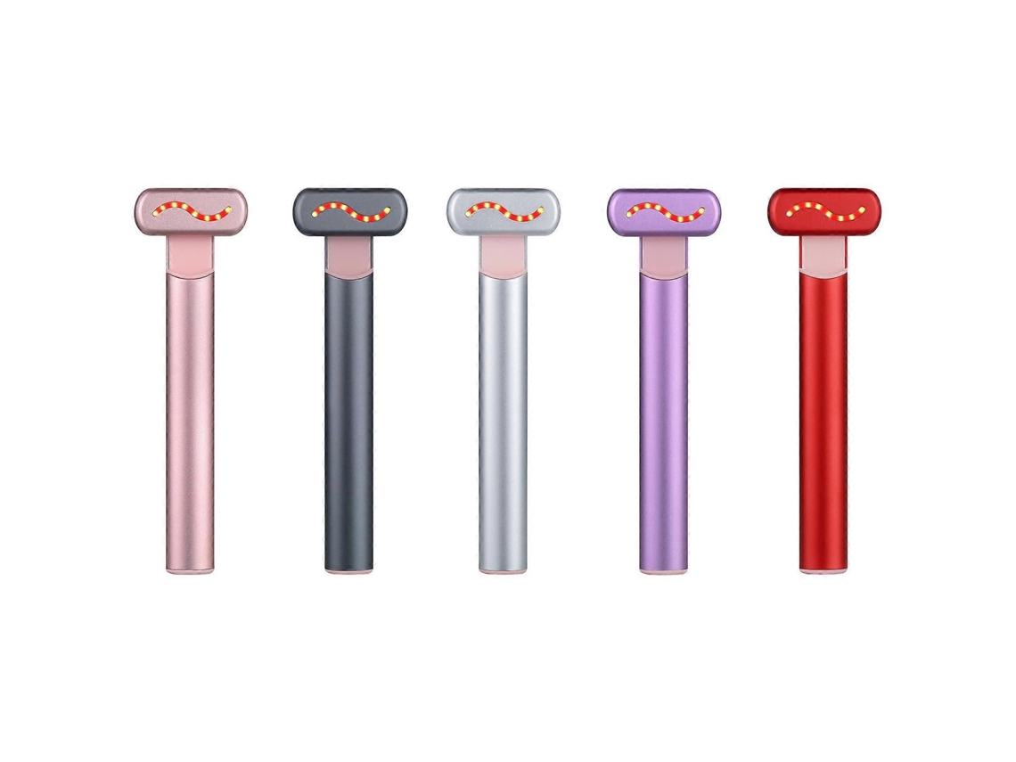 Beauty Bar Pulse Masajeador Facial, Masaje Facial de Letras Elétricas em Forma T GOKOCO