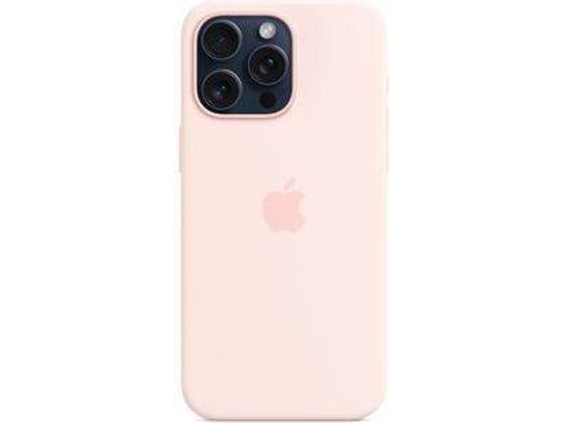 Capa APPLE iPhone 15 Pro Max Silicone com MagSafe (Outlet Caixa Aberta - Rosa Claro)