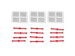 2026 clip para Fixar Mosquitera, Conjunto de Clips de Instalação e Patches de Reparação para Mosquitera