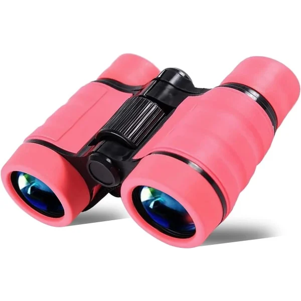 Binóculos Infantis, Mini Binóculos Dobráveis​​ para Meninas e Meninos BRILVIBERA (rosa)